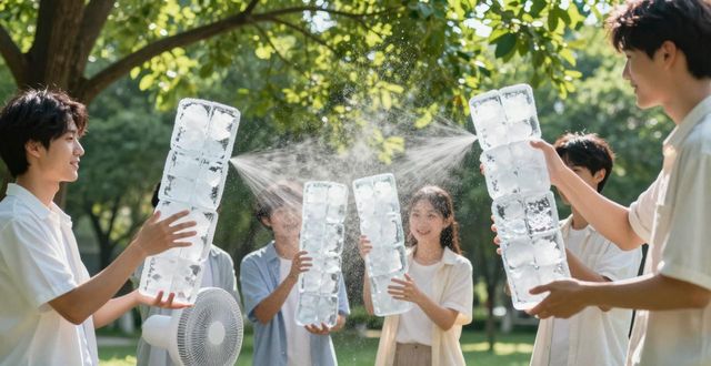 大冰块降温方法_合川夏季防暑降温大冰块_大冰块户外活动使用时长